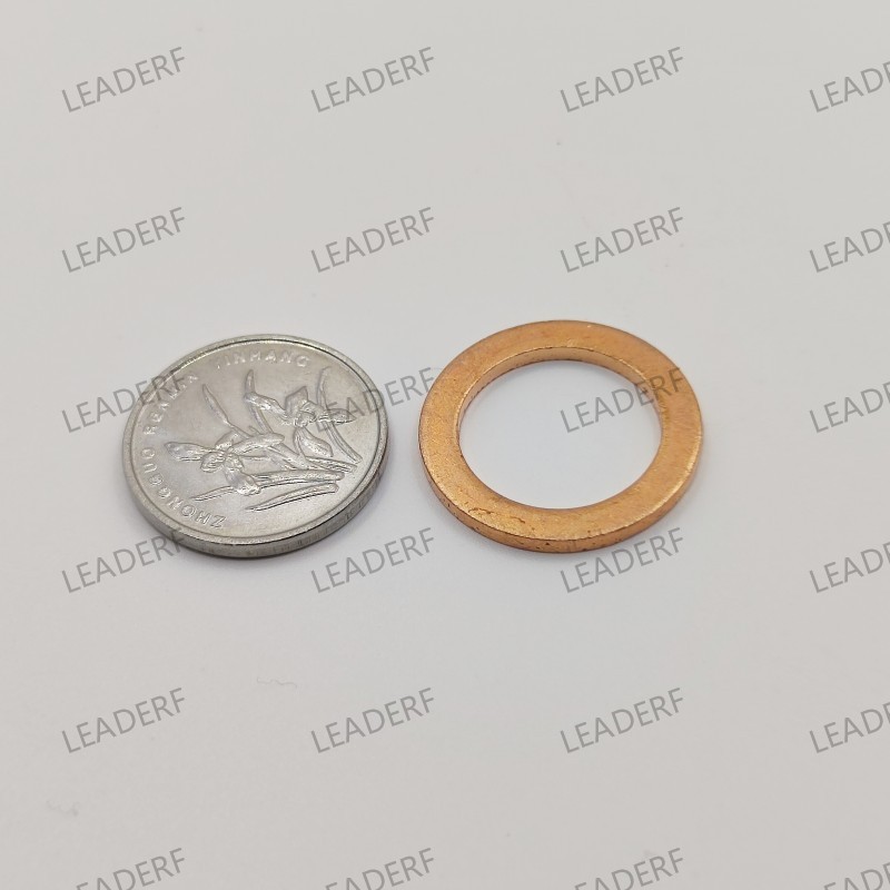 Copper drain plug gasket M14 fit for GM94525114 96051345,2916710610